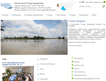 Tablet Screenshot of ddvizig.hu